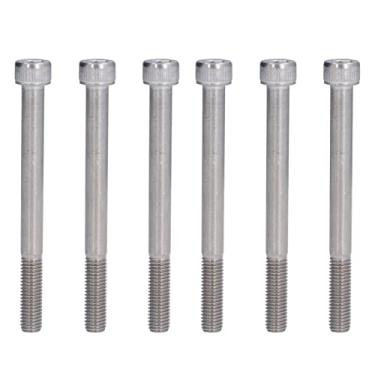 Imagem de Variedade de Parafusos de Soquete Sextavado, 10 Unidades de Tampas de Cabeça Cilíndrica M10 Parafusos de Máquinas Industriais Parafusos de Soquete Sextavado A2-70 Em Aço
