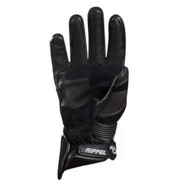 Imagem de Luva Riffel Motoqueiro Masculina de Couro Summer Verão Tam P, P