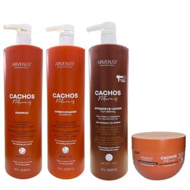 Imagem de Kit Arvensis Professional Cachos Naturais - Shampoo 1L + Condicionador