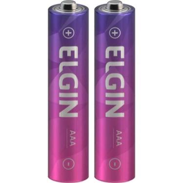 Imagem de Pilha Palito AAA Recarregável 900mAh Embalagem com 2 Peças - 91200 - E