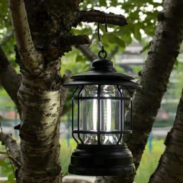 Imagem de Lampião Lanterna Retrô Led Portátil - LUATEK