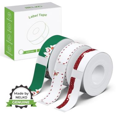 Imagem de NELKO Fita de etiquetagem genuína P21, papel de impressão de etiqueta adaptado, 14 x 40 mm (0,55 pol. x 1,57 pol), substituição de etiquetagem laminada padrão, multiuso de P21, 180 fitas/rolo, 3