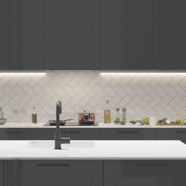 Imagem de Perfil De Sobrepor Taschibra Para Fita De Led Apex 24 Com 2 Metros Preto