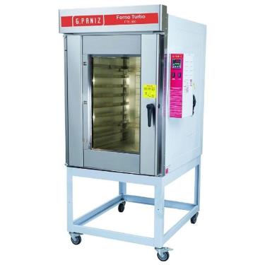 Imagem de Forno Turbo Elétrico Gpaniz 10 Esteiras Fte300 380V Trifásico