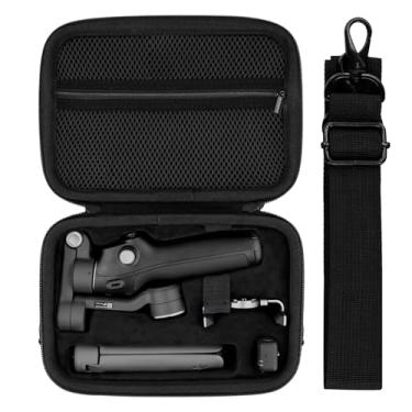 Imagem de co2CREA Estojo Rígido Para Estabilizador De Gimbal Osmo Mobile 7P/7 - Caixa Armazenamento Viagem À Prova D'Água Com Inserção Espuma Personalizada E Bolso Malha Smartphone Dji Om 7P, Acessórios Cabos