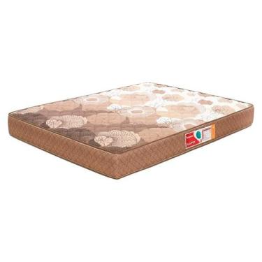 Imagem de Colchão Casal Turquesa Espuma D33 (24x138x188) Marrom - Prorelax