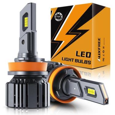 Imagem de Farol de neblina Auxbeam H11 H8 H9 F15 Series 20000LM 6500K, pacote co