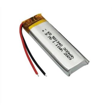 Imagem de Bateria 6 Pecas 3.7v 300 Mah 5mm X13mm X40mm 2 Fios 501340 - bgb