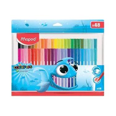 Imagem de Caneta Hidrografica Colorpeps Ocean 48 Cores - 845726 - Maped