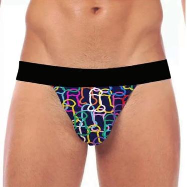 Imagem de Jockstrap Cueca Sensual Pride Neon Pimenta Sexy