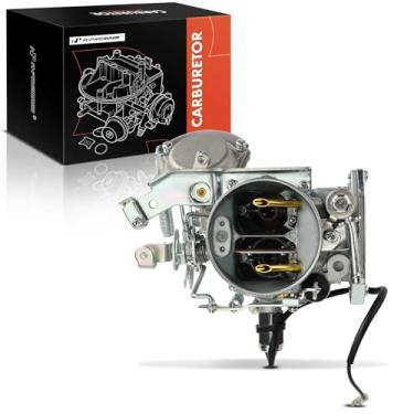 Imagem de A-Premium Carburador Premium De 2 Cilindros Compatível Com Nissan 610 1973-1976, 620 1974, 710 720 1981-1984, 1,8 L 108 Cu 2,0 119 2,2 2,4 2,5 L, Substitua Nº 1601013W00, 16010Nk2445, Afogador Mecân