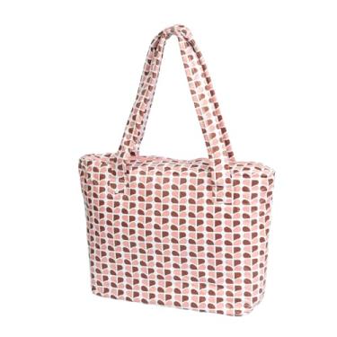 Imagem de Bolsa Térmica Multiuso Impermeável, 3 Tamanhos com Capacidades de 8L/15L/25L, Cores Lisas e Estampadas (Rosê Estampada, G (25 Litros))