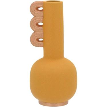 Imagem de Castamar Vaso 20X9X9Cm Cerâmica Amarelo