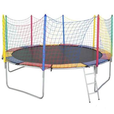 Imagem de Cama Elástica 3,66m Alcamar Lona Preta - ChicoPlay