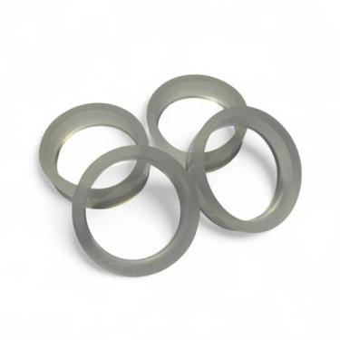 Imagem de 4 Pack of 1-1/2" Standard Size PerfectPlay Silicone Clear Flipper Rings for Most Pinball Machines