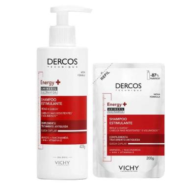 Imagem de Vichy Dercos Energy+ Kit - Shampoo 400ml + Refil 200ml, Kit