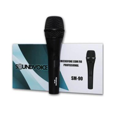 Imagem de Microfone Profissional com Fio SM-90 SoundVoice