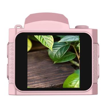 Imagem de Zyyini Câmera Digital 4K, Câmera de Gravador de Vídeo de Chaveiro de 64MP HD Com 19 Efeitos de Filtro, Tela HD de 1,54 Polegada, Lente de 78 ° de Largura, para Gravação de Viagem (Rosa)