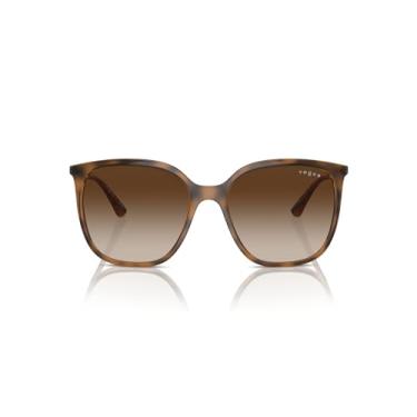Imagem de Óculos de Sol Vogue Eyewear 0VO5564S 238613 Tam 54 / Marrom Havana - Lentes Marrom