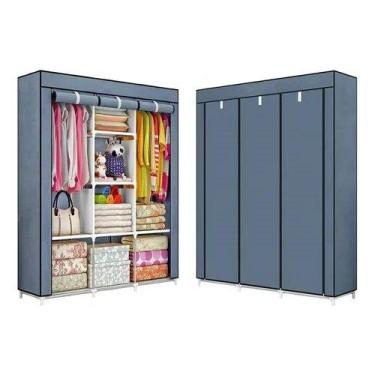 Imagem de Guarda Roupa Dobrável Armario Para Organizador De Roupa - Lar Textil, 