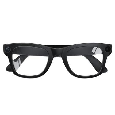 Imagem de Óculos De Proteção Inteligente Com Câmera HD 1080P E Ultra-wide De 8MP, Bloqueio De Luz Azul, Controle De Voz Por AI, 8H De Reprodução, Wi-Fi/Bluetooth 5.3 Para Vídeo HD E Áudio Envolvente(White)