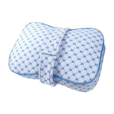 Imagem de AFXGUSD Travesseiro de Espuma Viscoelástica para Elevação de Pernas, Ergonômico, Compacto, Confortável, com Suporte, Capa Ajustável, Adequado para Relaxamento, Color a, Tamanho real