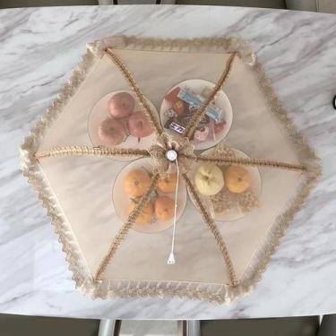 Imagem de Guarda-chuva De Mesa Grande Estilo Capas De Alimentos Anti Mosca Mosqu