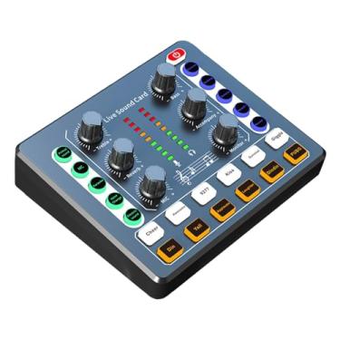 Imagem de Generic Mixer de áudio placa de som trocador de voz 12 efeitos sonoros equipamento de estúdio para música podcasting fone de ouvido cantar