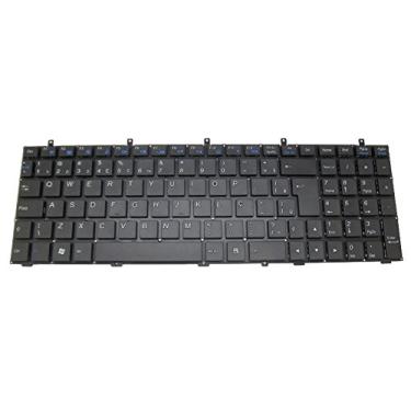 Imagem de Teclado de laptop para Gigabyte P16G P17F R5 V2 V3 V5 V7 P2542G P2742G-CF1 CF2 P27G P27K-CF1 CF2 Q2550M Q2552M Q2756F Q2756N V2 Preto Sem Moldura Novo