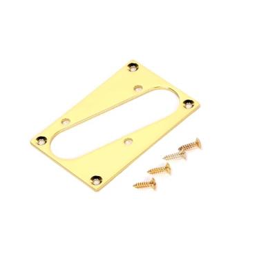 Imagem de Ruimou 1 peça de anel de captador de ponte de guitarra dourada (com parafusos de montagem) 77 x 50 mm adequado para guitarras Telecaster Tele