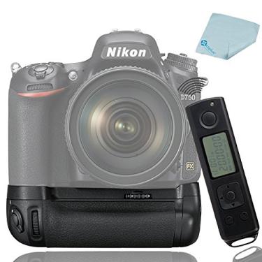 Imagem de Mcoplus MK-DR750 MB-D16 Controle sem fio embutido 2.4G Cabo de bateria para câmera DSLR EN-EL15 Nikon D750