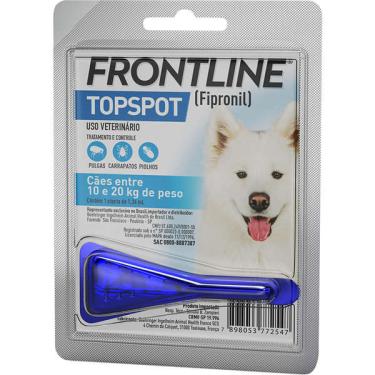 Imagem de Antipulgas e Carrapatos Frontline Topspot Cães De 10 a 20kg 1 Pipeta