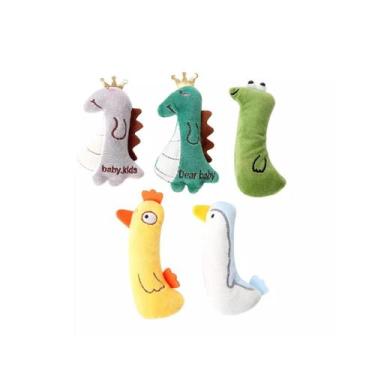 Imagem de Brinquedo para Gato Pelúcia Pet Anti Stress Catnip Kit 3 Uni - Pelucia