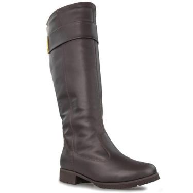 Imagem de Bota Feminina Linha Neve Forrada Em Lã Natural Rukka Tall Strip Ref.: 