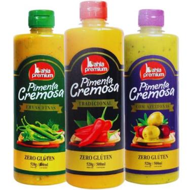 Imagem de Pimenta Molho Picante Cremoso 3 Unidades Sabor Tradicional Picância In