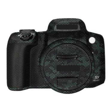 Imagem de SX70HS Adesivo de capa de câmera anti-arranhões para Canon PowerShot SX 70 HS Película protetora de câmera Decalques de película (Mamba)