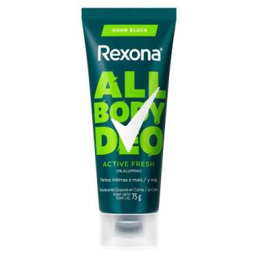 Imagem de Desodorante Rexona Corporal All Body Deo Active Fresh Creme 75g