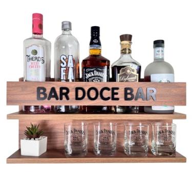 Imagem de Barzinho para Sala Barzinho de Parede - Bar Doce Bar Imbuia