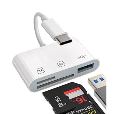 Imagem de Leitor de cartão micro SD USB C Hub TF para Apple para iPhone15 Pro Max para iPad USB 3.0 Port Docking Station Adaptador multiportas para MacBook compatível com Samsung tipo-C Thunderbolt Flash Drive