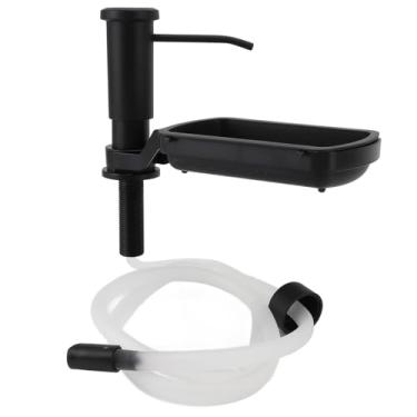 Imagem de AUNMAS Pia de Cozinha Dispensador de Sabão Com Bomba de ABS, Tubo de Extensão e Rack de Esponja para Bancada, Dispensador de Sabão para Lavar Louça para Banheiro e Cozinha