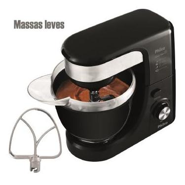 Imagem de Batedeira Planetaria Philco 500W 12VEL PHP500 Turbo - 103401022 PRETO/INOX 110 VOLTS
