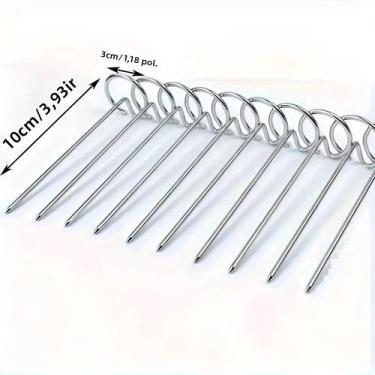 Imagem de Espetos Verticais Para Forno Air Fryer, Acessórios De Aço Inoxidável 3