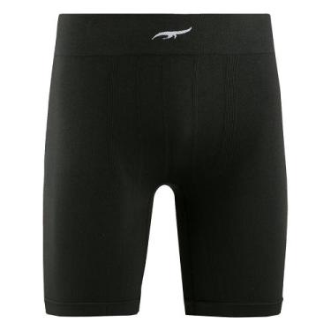 Imagem de Cueca Boxer Alongada sem Costura Preto Zee Rucci, M