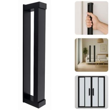 Imagem de Puxador Unitário Alça Barra Alumínio De Colar Adesivo 3M Dupla Face Po