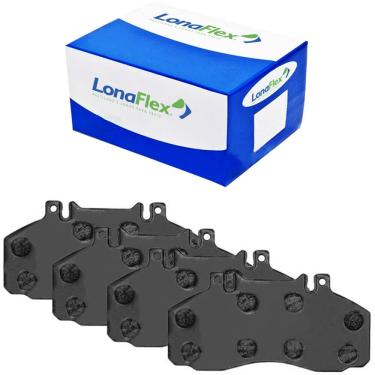 Imagem de Kit Pastilha Freio MB 710 712 912 Dianteira Meritor LonaFlex