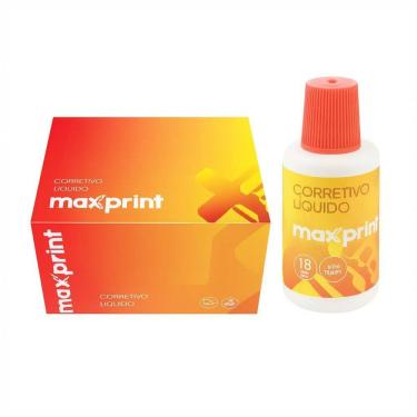 Imagem de Corretivo Liquido Base Agua Maxprint 18Ml