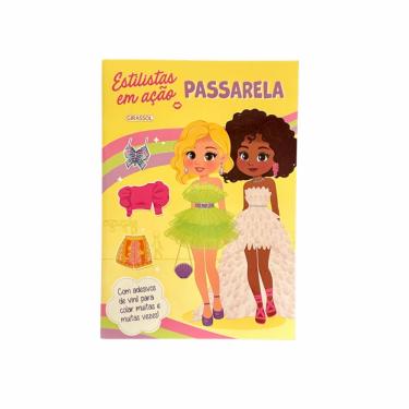 Imagem de Estilistas em Ação: Passarela - Com adesivos de vinil para colar muitas vezes!