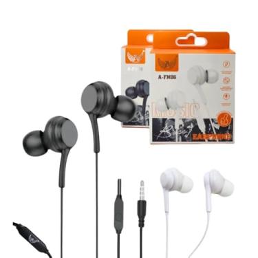 Imagem de Fone de Ouvido Intra Auricular Com Fio e Microfone Estéreo A-FN06o