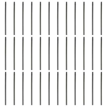 Imagem de PATIKIL Lápis HB, pacote com 36 lápis hexagonais grafite redondo de madeira fina de 7 mm com borracha para escritório, desenho, mão pequena, preta