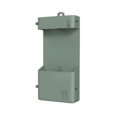 Imagem de DimyFew Suporte de parede para pauzinhos de silicone com furo de drenagem, suporte para talheres, para talheres para balcão de lápis, banheiro, Verde